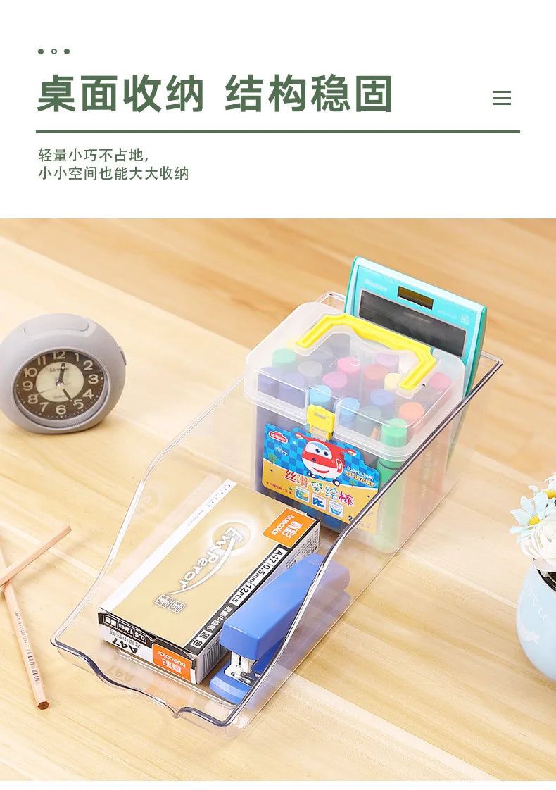 Bac Canettes Frigo Transparent – Distributeur Empilable, 34cm
