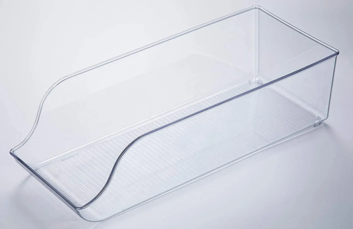 Bac Canettes Frigo Transparent – Distributeur Empilable, 34cm