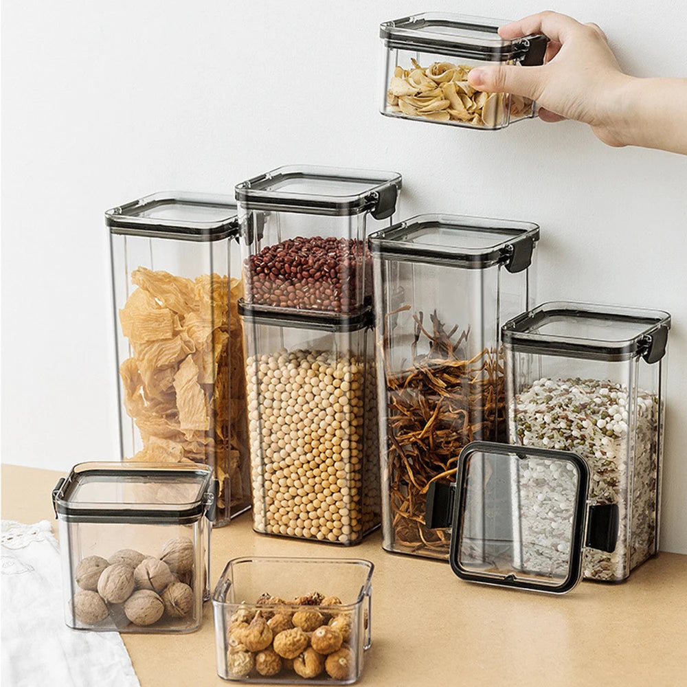 Bocaux Hermétiques Cuisine – Contenants de Stockage Alimentaire (460ml à 1800ml)
