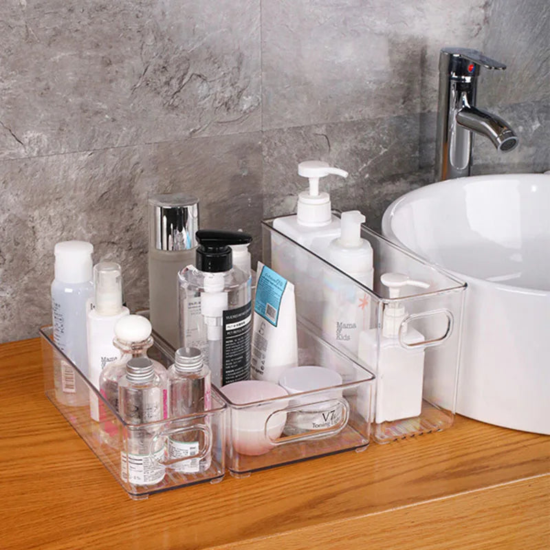 Bacs Organisateurs Frigo Transparents – Tiroirs Coulissants, 3 Tailles
