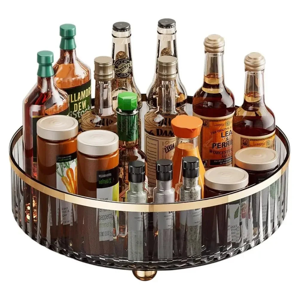 Plateau Tournant de Rangement – Réfrigérateur & Placard